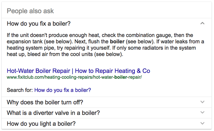 People also ask expanded