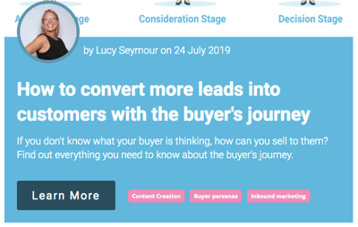 Blog post meta description